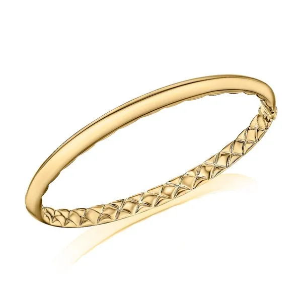 14k Yellow Gold Classic Dome Bangle Blue Heron Jewelry Company Poulsbo, WA