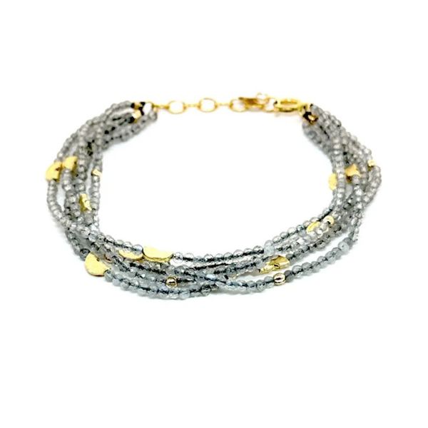 Multi Strands Labradorite Bracelet w/ Gold-Fill Spacers Blue Heron Jewelry Company Poulsbo, WA