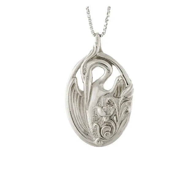 Blue Heron Jewelry Logo Pendant Blue Heron Jewelry Company Poulsbo, WA