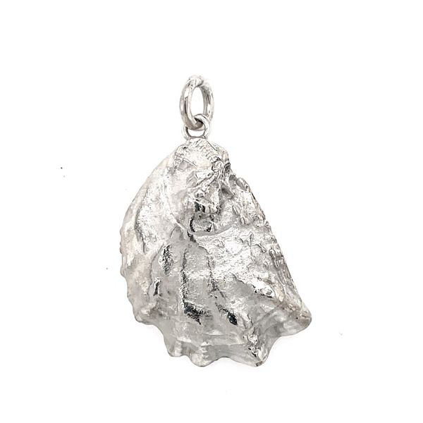 Oyster & Pearl Silver Pendant Blue Heron Jewelry Company Poulsbo, WA