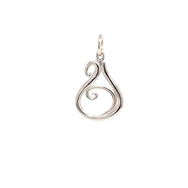 Marinka Small Silver Pendant Blue Heron Jewelry Company Poulsbo, WA