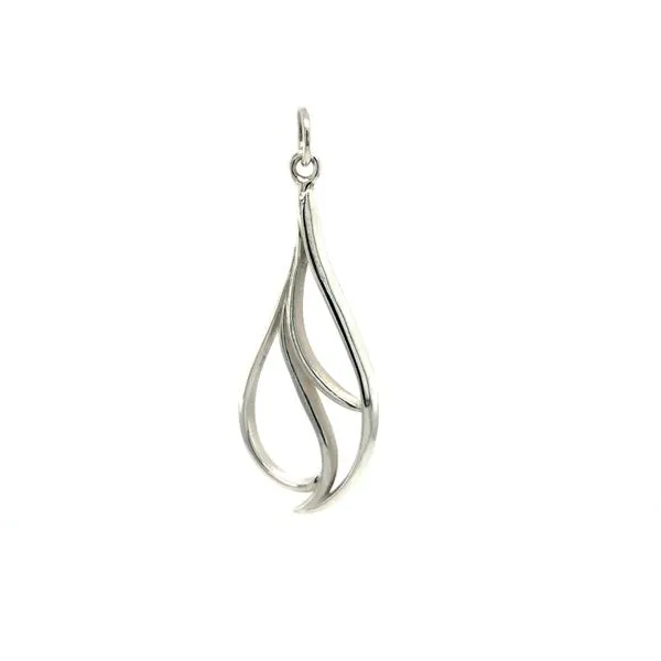 Frond Silver Pendant Blue Heron Jewelry Company Poulsbo, WA