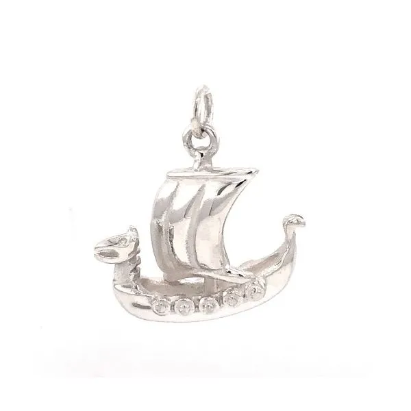 Viking Ship Pendant Blue Heron Jewelry Company Poulsbo, WA