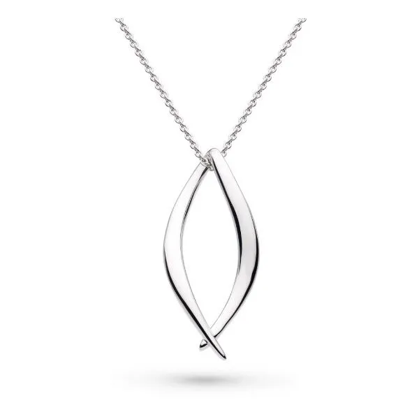 Entwine Twine Twist Link Necklace Blue Heron Jewelry Company Poulsbo, WA