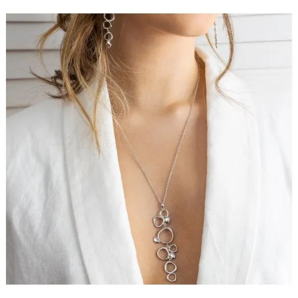 Coast Shore Cascade Necklace Image 2 Blue Heron Jewelry Company Poulsbo, WA