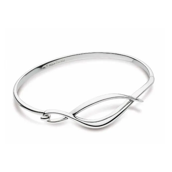 Entwine Twine Twist Hinged Bangle Blue Heron Jewelry Company Poulsbo, WA
