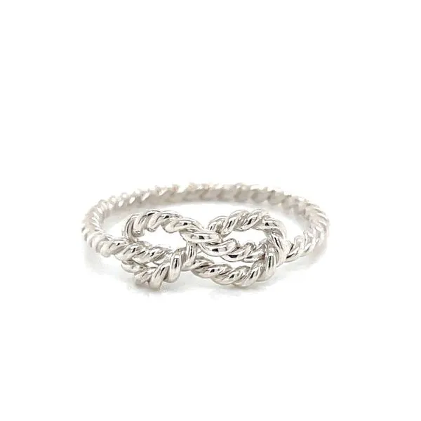 Square Knot Silver Ring Blue Heron Jewelry Company Poulsbo, WA