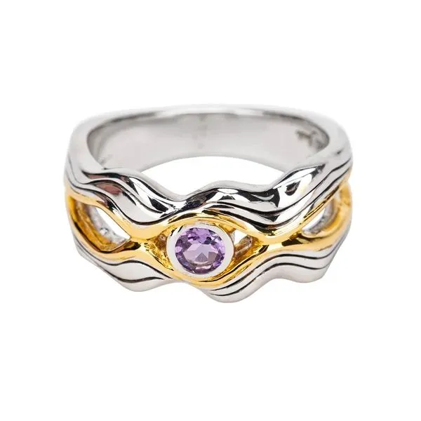 Rocks 'n Rivers Amethyst Ring Blue Heron Jewelry Company Poulsbo, WA