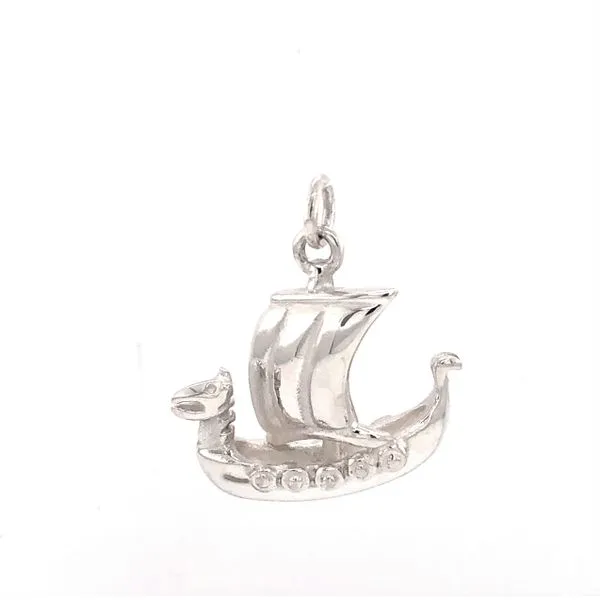 Viking Ship Pendant Blue Heron Jewelry Company Poulsbo, WA