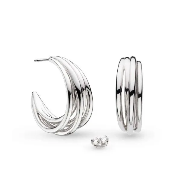 Helix Wrap Grande Hoop Earrings Blue Heron Jewelry Company Poulsbo, WA