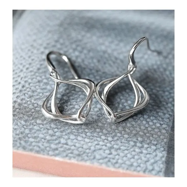 Alicia Grande Drop Earrings Image 2 Blue Heron Jewelry Company Poulsbo, WA
