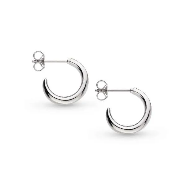 Bevel Cirque Mini Hoop Earrings Blue Heron Jewelry Company Poulsbo, WA