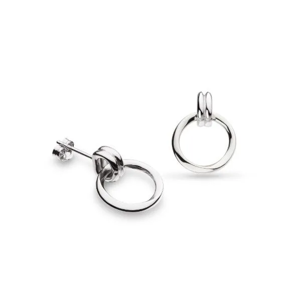 Bevel Unity Drop Stud Earrings Blue Heron Jewelry Company Poulsbo, WA