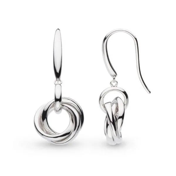 Bevel Trilogy Link Drop Earrings Blue Heron Jewelry Company Poulsbo, WA