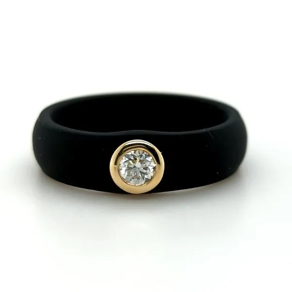 Black Diamond Silicone Ring Blue Heron Jewelry Company Poulsbo, WA
