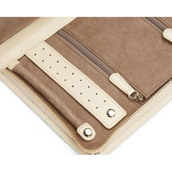 Caroline Quilted Leather Large Jewelry Portfolio Image 3 Blue Heron Jewelry Company Poulsbo, WA