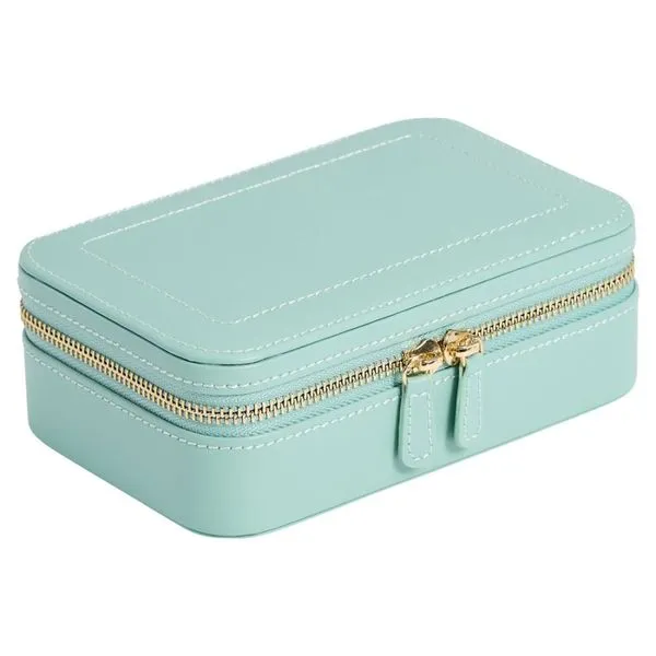Sophia Jade Leather Zip Travel Case Blue Heron Jewelry Company Poulsbo, WA