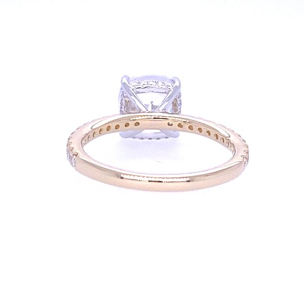 Hidden Halo Semi-Mount Engagement Ring Image 3 Blue Marlin Jewelry, Inc. Islamorada, FL