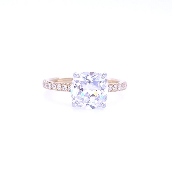 Hidden Halo Semi-Mount Engagement Ring Blue Marlin Jewelry, Inc. Islamorada, FL