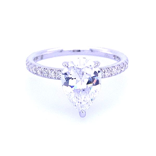 Hidden Halo Semi-Mount Engagement Ring Blue Marlin Jewelry, Inc. Islamorada, FL
