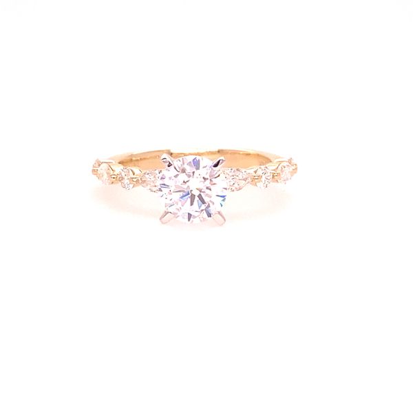 Marquise/Round Semi-Mount Engagement Ring Blue Marlin Jewelry, Inc. Islamorada, FL