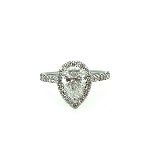 Diamond Pear Engagement Ring Blue Marlin Jewelry, Inc. Islamorada, FL