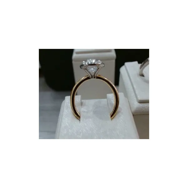 TACORI Two-Tone Oval Bloom Semi Mount Ring Image 2 Blue Marlin Jewelry, Inc. Islamorada, FL