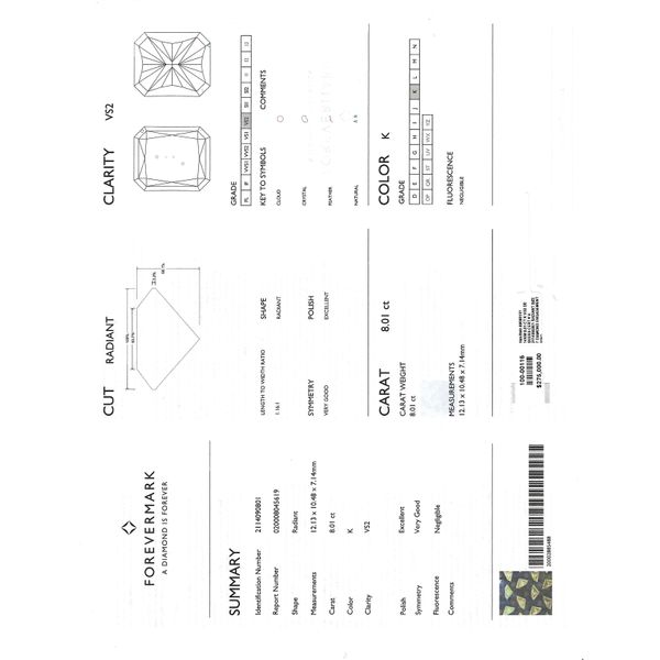 14KW 8.01 Carat Diamond Ring Image 3 Blue Marlin Jewelry, Inc. Islamorada, FL