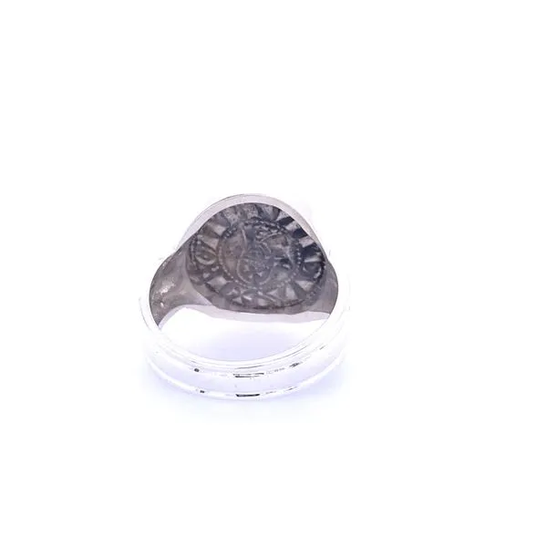 Historical Sterling Silver Crusader Denier Coin Ring 1163-1207 Image 2 Blue Marlin Jewelry, Inc. Islamorada, FL