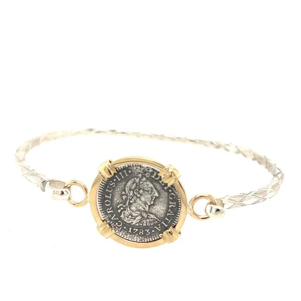 El Cazador Half Real Shipwreck Coin Bracelet Blue Marlin Jewelry, Inc. Islamorada, FL
