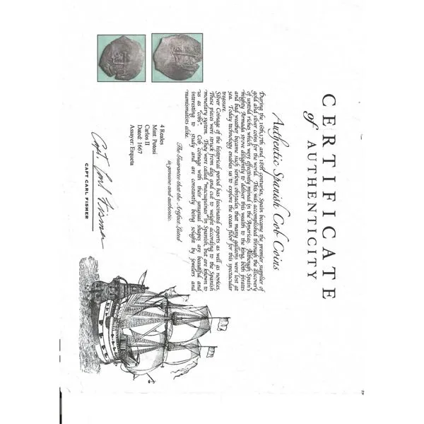 14K/ Sterling Silver Half Reale Image 4 Blue Marlin Jewelry, Inc. Islamorada, FL