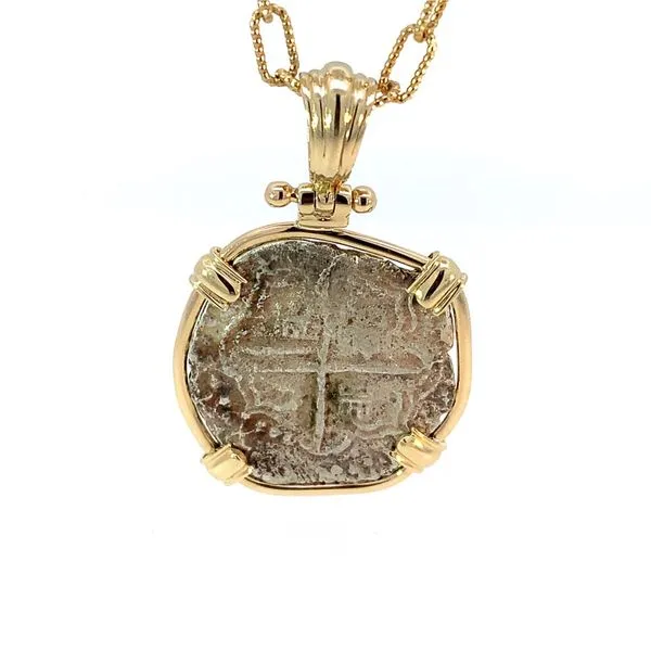 14K/SS Atocha 2 Reales Coin Blue Marlin Jewelry, Inc. Islamorada, FL