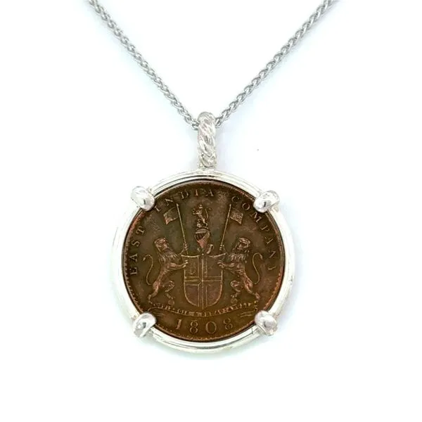 Sterling Silver Mounted Admiral Gardner Coin Blue Marlin Jewelry, Inc. Islamorada, FL