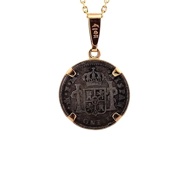 14K Cuban Treasure Hoard Coin Pendant Image 2 Blue Marlin Jewelry, Inc. Islamorada, FL