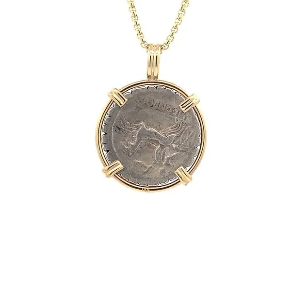 14K Head of Roma Coin Pendant Image 2 Blue Marlin Jewelry, Inc. Islamorada, FL