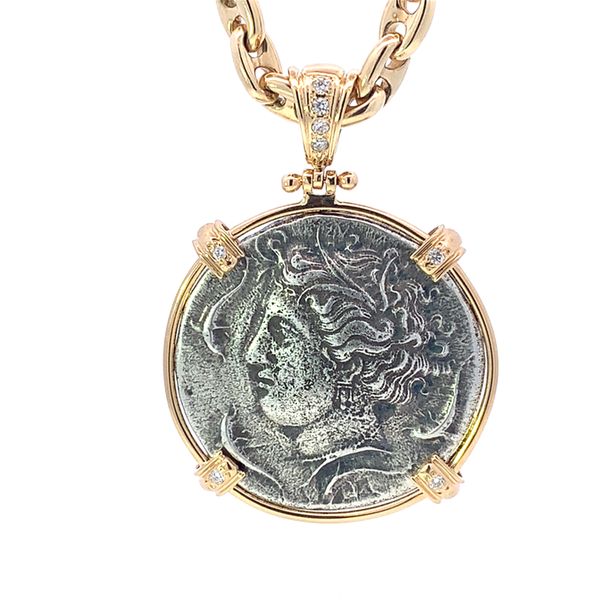 18K Artemis Greek Coin Blue Marlin Jewelry, Inc. Islamorada, FL