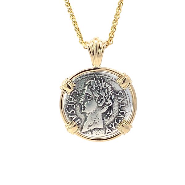 14K Augustus Ceaser Coin Pendant Blue Marlin Jewelry, Inc. Islamorada, FL