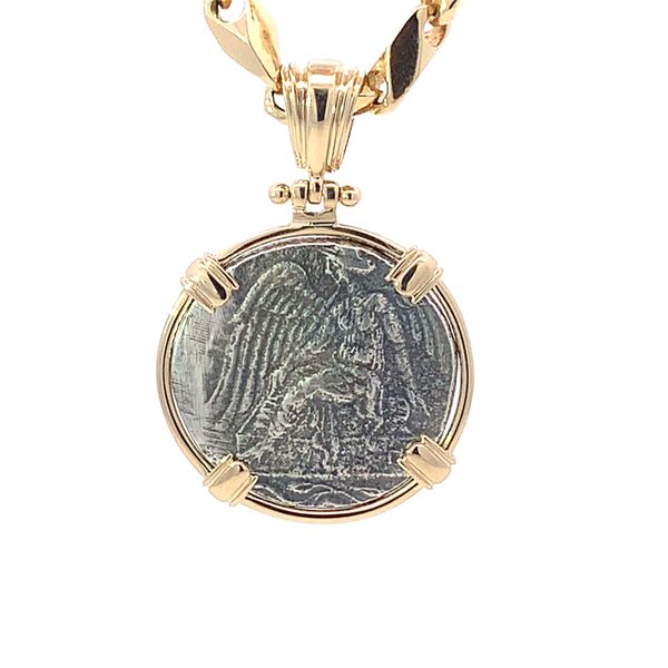 14K Greek Nike Coin Pendant Blue Marlin Jewelry, Inc. Islamorada, FL