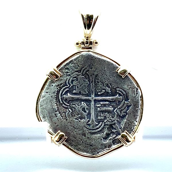 14K Sao Jose Shipwreck Coin Pendant Blue Marlin Jewelry, Inc. Islamorada, FL