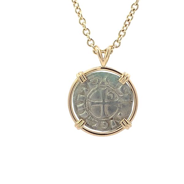 14K Crusader Coin Pendant Blue Marlin Jewelry, Inc. Islamorada, FL