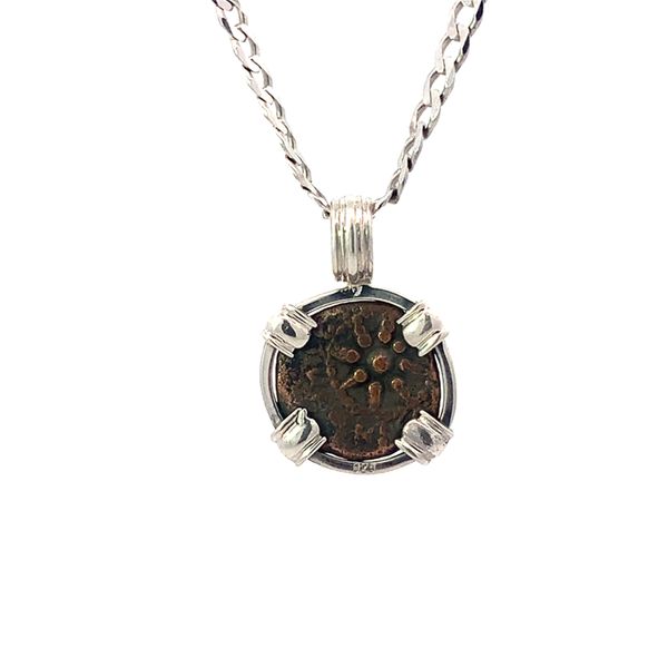 Sterling Silver Widows Mite Coin Pendant Blue Marlin Jewelry, Inc. Islamorada, FL