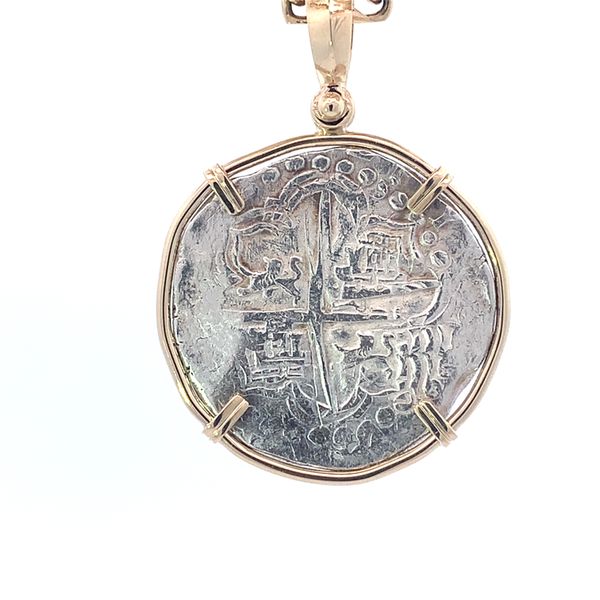 14K 8 Reale Atocha Coin Pendant Blue Marlin Jewelry, Inc. Islamorada, FL