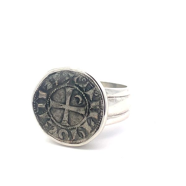 Sterling Silver Crusader Coin Ring Blue Marlin Jewelry, Inc. Islamorada, FL