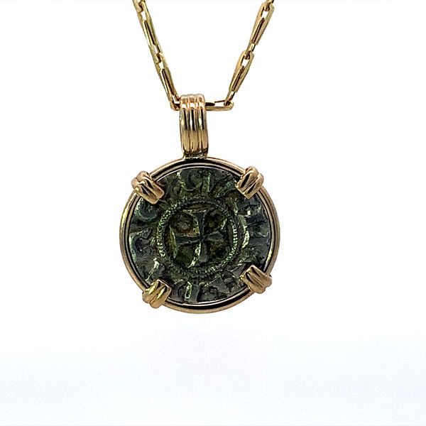 14K Crusader Coin Pendant Blue Marlin Jewelry, Inc. Islamorada, FL