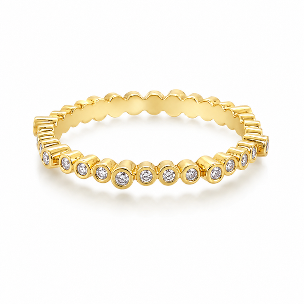 18K Yellow Gold 0.16 ctw Anniversary Diamond Women's Wedding Band Blue Marlin Jewelry, Inc. Islamorada, FL
