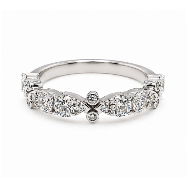 18K White Gold 0.89 ctw Anniversary Diamond Women's Wedding Band Blue Marlin Jewelry, Inc. Islamorada, FL