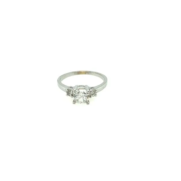 1.19tdw Diamond, Cushion Cut Engagement Ring Blue Marlin Jewelry, Inc. Islamorada, FL