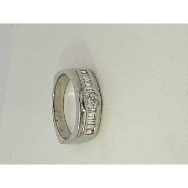Men's Wedding Band Image 2 Blue Marlin Jewelry, Inc. Islamorada, FL