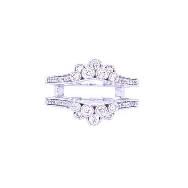 Diamond Crown Shape Jacket Wedding Band Blue Marlin Jewelry, Inc. Islamorada, FL