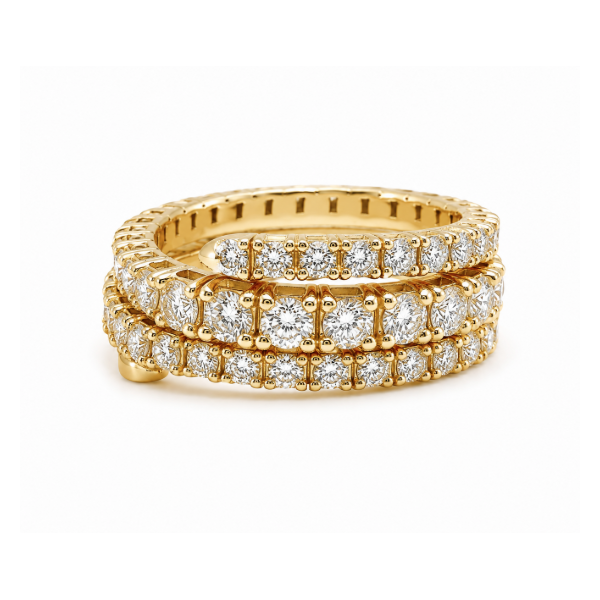 18K Yellow Gold 1.68 ctw Free Form Diamond Women's Ring Blue Marlin Jewelry, Inc. Islamorada, FL
